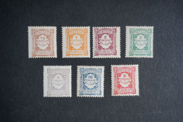 (T6) Portugal - 1915 Postage Due Complete Set - Af. P21 To 27 (MH) - Unused Stamps