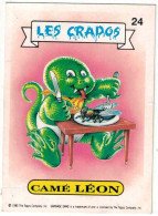 Carte Les Crados, N° 24, Camé Léon, Garbage Pail Kids - Andere & Zonder Classificatie