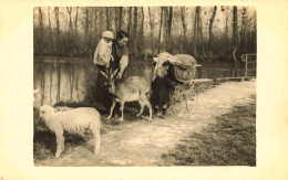 Landau Ancien * Carte Photo * Enfants Pousette Pram Kinderwagen - Autres & Non Classés