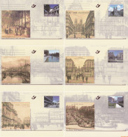 België 2000 - OBP:BK 79/84, Postcard - XX - Brussels Then And Now - Illustrated Postcards (1971-2014) [BK]