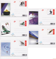 België 2006 - OBP:BK 144/148, Postcard - XX - Olympic Winter Games - Cartoline Illustrate (1971-2014) [BK]