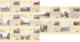 België 2006 - OBP:BK 149/158, Postcard - XX - Then And Now - Geïllustreerde Briefkaarten (1971-2014) [BK]