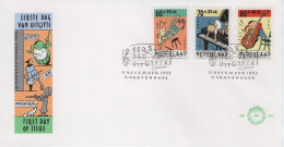 Pays Bas - FDC 302 - 1992 - Musique - FDC