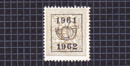 1961 Nr PRE719(*) Zonder Gom.Heraldieke Leeuw:40c.Opdruk 1961-1962. - Typografisch 1929-37 (Heraldieke Leeuw)