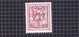 1961 Nr PRE627(*) Zonder Gom.Heraldieke Leeuw:20c.Opdruk I-VII-52  / 30-VI-53. - Tipo 1929-37 (Leone Araldico)