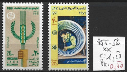 EGYPTE 855-56 ** Côte 1.50 € - Ongebruikt