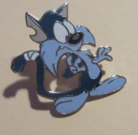 SP D&M Pin's Pins / Beau Et Rare / CINEMA / DESSIN ANIME TEX AVERY ? CHAT BLEU  Pin's DEMONS & MERVEILLES ETAT NEUF - Cinema