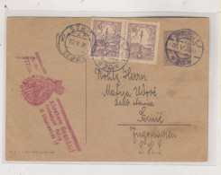 POLAND 1929 DROHOBYTZ  Nice Postal Stationery  To Yugoslavia - Brieven En Documenten