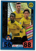 Topps Match Attax UEFA Champions League Borussia Dortmund Forward, Dembelé Reus Kagawa PES2 - Trading Cards