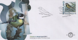 Pays Bas - FDC 623 - 2011 - Mesange - FDC