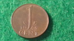 HOLLANDA- 1948          1 CENT          VF - 1 Cent