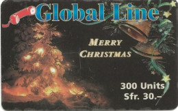 Switzerland Prepaid: Global Line - Merry Christmas 05.99 60 - Switzerland