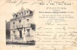 CPA 63 CHATEL GUYON HOTEL ET VILLA BON ACCUEIL  FOULTIER - Châtel-Guyon