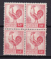 D 749 / N° 633 VARIETE DEFAUT D IMPRESSION BLOC DE 4 NEUF** - Unused Stamps