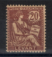 Levant - YV 16a N* MH , Papier GC , Mouchon , Cote 4 Euros - Nuevos