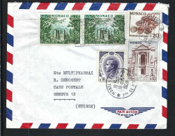 MONACO 1960: LSC De Monte Carlo Pour Genève (Suisse) - Briefe U. Dokumente