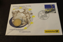 Deutschland 2007; Münzbrief Der Deutsche Post: 50 Jahre Römische Verträge - Allemagne