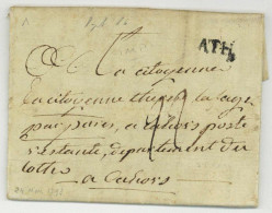 ATH 1793 Pour Cahors Van Pallisat - 1792-1815 : Departamentos Conquistados