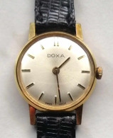 DOXA+SWISS+WOMENS-WRIST-HAND-WINDING-WATCH+VINTAGE+GOLDPLATED - Watches: Old