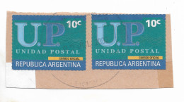 ARGENTINA 2002 UP STAMPS FOR POSTAL BRANCHES IN STORES USED ON PAPER SCOTT 2221 - Ungebraucht