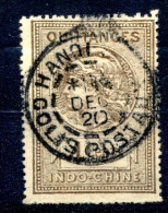Indochine   Timbre Fiscal  Oblitéré Avec Cachet Colis Postal - Used Stamps