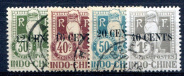 Indochine   Taxes 24/26- + 28 Oblitérés - Used Stamps