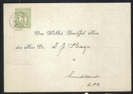 PAYS BAS 1893: CP Ill. De Almeloo  Pour Zuidland - Brieven En Documenten