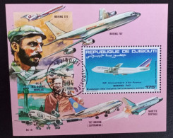 (TI) BF DJIBOUTI 1984 Poste Aérienne, Boeing, Air France - Djibouti (1977-...)