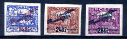Tchécoslovaquie     PA  1/3 *  Non Dentelés - Airmail