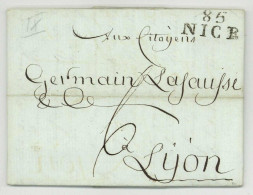 85 NICE Pour Lyon 1801 - 1792-1815 : Departamentos Conquistados