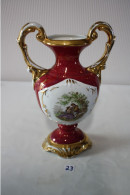 C23 Miniature - Vase En Porcelaine - Romantisme Français - Autres & Non Classés