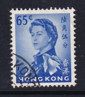 Hong Kong: 1962/73   QE II     SG201      30c   Deep Grey Blue   Used - Usados