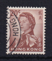 Hong Kong: 1966/72   QE II      SG225       20c   [Wmk Sideways]   Used - Used Stamps