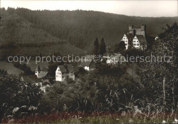 41768732 Altensteig Schwarzwald Blick Zur Burg Gasthaus Pension Waldhorn Luftkur - Altensteig