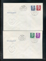 "DDR" 1961, Mi. 945-948 Auf 2 FDC (5340) - 1950-1970