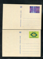 "UNO-GENF" 1977, Postkarten Mi. P 3 Und P 4 ** (5343) - Briefe U. Dokumente