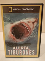 Película Dvd. Alerta, Tiburones. National Geographic. RBA. 2004. Idioma Español. Estado Bueno. - Documentaires