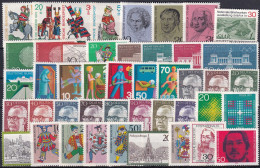 DEUTSCHLAND 1970 Mi-Nr. 612-57 Jahrgang/year Set ** MNH - Jaarlijkse Verzamelingen