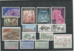 ANDORRE LOT 15 TP NEUFS.SANS TRACE DE CHARNIERE TTB. - Collections