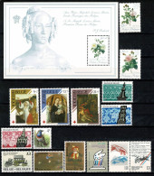 Belg. - 1989 Full Year MNH - 2312/48** + B/C 19** (3 Scans) - Années Complètes