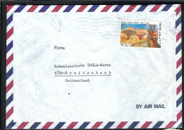 ISRAEL 1988: LSC  Pour BREITENBACH (Suisse) - Lettres & Documents