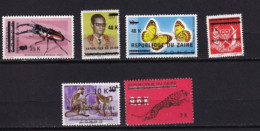 ZAIRE MNH ** 1977 Surcharges - Unused Stamps