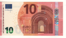 10 EURO  "Spain"   DRAGHI    V 010 C1   VB2005310656  /  FDS - UNC - 10 Euro