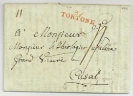 87 TORTONE Tortona 1806 Pour Casale - 1792-1815: Départements Conquis