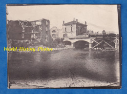 CPA Photo - NOMENY - Batiment & Pont Sur La Seille Détruit Par La Guerre - 1914 1918 WW1 Histoire Clémery Abaucourt - Nomeny