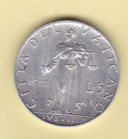 5 LIRE 1952 VATICANO PIO XII - Vatican