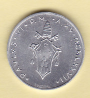 5 LIRE 1977 FDC VATICANO PAOLO VI - Vatican