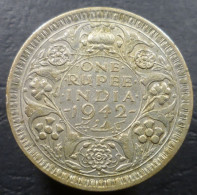 India Britannica - 1 Rupia 1942 - KM# 557 - Inde