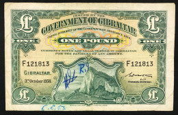 Gibilterra  Gibraltar 1 Pound 1958 LOTTO 4854 - Gibraltar