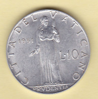 10 LIRE 1951  VATICANO PIO XII - Vatican